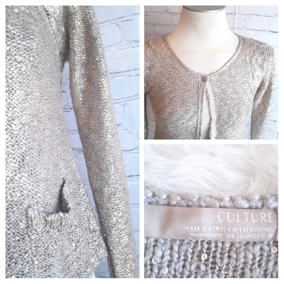 CULTURE MADDIE KNIT CARDIGAN (R843) - Picture 1 of 11